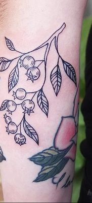 fotó áfonyás tetoválásról, kelt 2017.08.01. №069 - Áfonyás tetoválás -