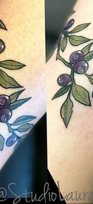 fotó áfonyás tetoválásról, kelt 2017.08.01. №075 - Áfonyás tetoválás -