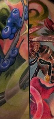 fotó áfonyás tetoválásról, kelt 2017.08.21 -én №076 - Áfonyás tetoválás -