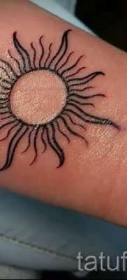 fotó fekete nap tetoválásról egy cikkhez a fekete nap tetoválás jelentéséről - tatufoto.ru - 40