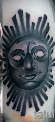 fotó a fekete nap tetoválásról egy cikkhez a fekete nap tetoválás jelentéséről - tatufoto.ru - 25