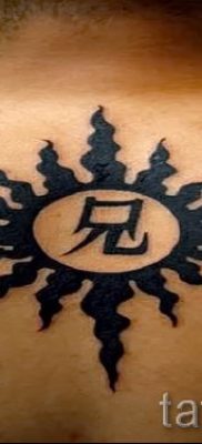 fotó fekete nap tetoválásról egy cikkhez a fekete nap tetoválás jelentéséről - tatufoto.ru - 21