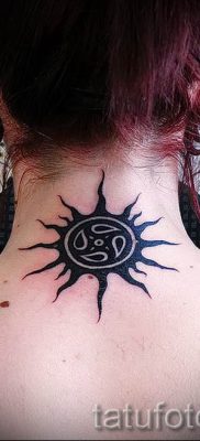 fotó fekete nap tetoválásról egy cikkhez a fekete nap tetoválás jelentéséről - tatufoto.ru - 14