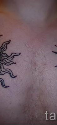 fénykép a fekete nap tetoválásról a fekete nap tetoválás jelentését bemutató cikkhez - tatufoto.ru - 1