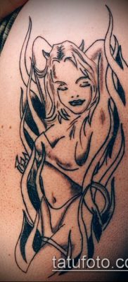 ördög tetoválás fotó (jelentése) - példa rajz - 086