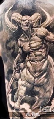 ördög tetoválás fotó (jelentése) - példa rajz - 027