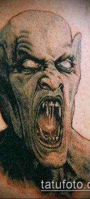 ördög arc tetoválás - tetoválás fotó - opció