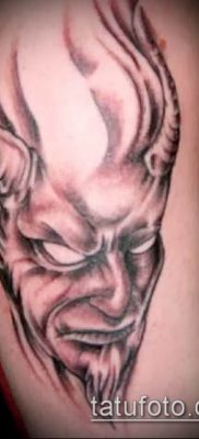 ördög tetoválás fotó (jelentése) - példa rajz - 004