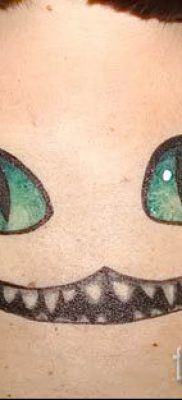 Cheshire -i macska tetoválás fotója a tetoválás tervezéséről szóló cikkhez - tatufoto.ru - 69