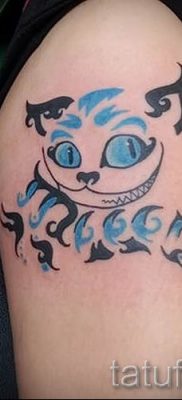 Cheshire -i macska tetoválás fotója a tetoválás tervezéséről szóló cikkhez - tatufoto.ru - 68
