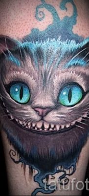 Cheshire -i macska tetoválás fotója a tetoválás tervezéséről szóló cikkhez - tatufoto.ru - 67