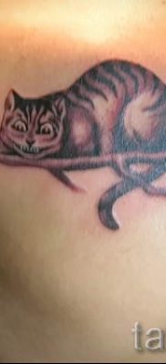 Cheshire -i macska tetoválás fotója a tetoválás tervezéséről szóló cikkhez - tatufoto.ru - 52