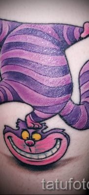 Cheshire -i macska tetoválás fotója a tetoválás tervezéséről szóló cikkhez - tatufoto.ru - 42