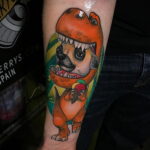 مثال وشم تشيهواهوا 12/16/2020 # 236 -Chihuahua Tattoo-