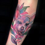 مثال وشم تشيهواهوا 12/16/2020 # 218 -Chihuahua Tattoo-