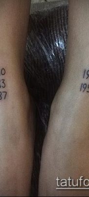 tetoválás számok fotó (érték) - egy példa egy érdekes tetoválásra - 038