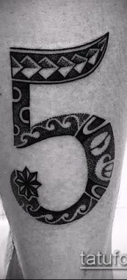 tetoválás számok fotó (érték) - egy példa egy érdekes tetoválási tervre - 031