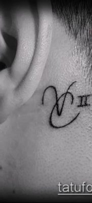 tetoválás számok fotó (érték) - példa egy érdekes tetoválási rajzra - 030