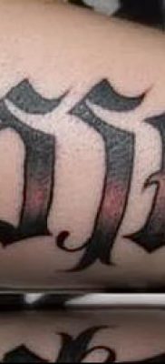 tetoválás számok fotó (érték) - egy példa egy érdekes tetoválási tervre - 029