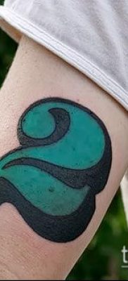 tetoválás számok fotó (érték) - egy példa egy érdekes tetoválási tervre - 026