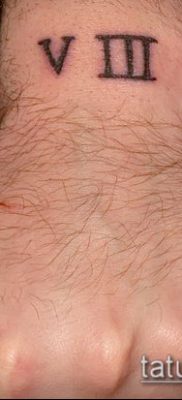 tetoválás számok fotó (érték) - egy példa egy érdekes tetoválási tervre - 023