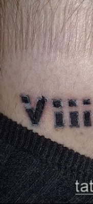 tetoválás számok fotó (érték) - egy példa egy érdekes tetoválási tervre - 018