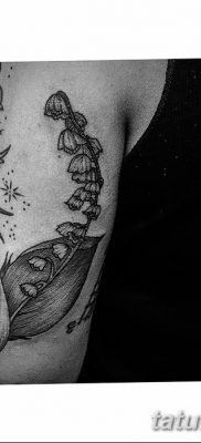 Fotó rajz tetováló virág harang 2018. 08. 10. №018 - virág harang tetoválás -