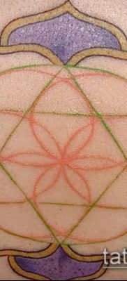 fotó tetováló virág li (jelentése) - példa rajz - 059