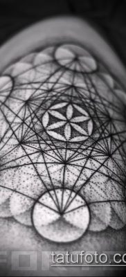 fotó tetováló virág li (jelentése) - példa rajz - 058