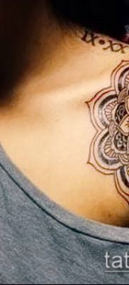 fotó tetováló virág li (jelentése) - példa rajz - 052