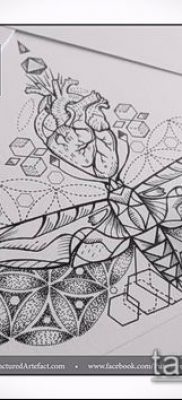 fotó tetoválás li virág (jelentése) - példa rajz - 050