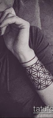 fotó tetováló virágról li (jelentése) - példa rajz - 026