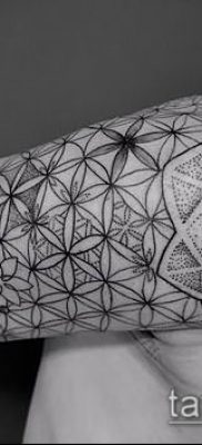 fotó tetováló virágról li (jelentése) - példa rajz - 001