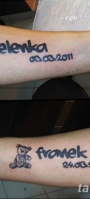 zdjęcie daty urodzenia tatuażu z 11.10.2017 №115 - Data urodzenia tatuażu -