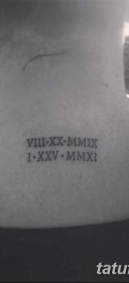 zdjęcie daty urodzenia tatuażu z 11.10.2017 №129 - Data urodzenia tatuażu -