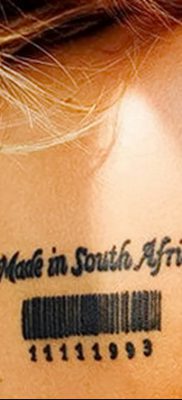 zdjęcie daty urodzenia tatuażu z 11.10.2017 №150 - Data urodzenia tatuażu -