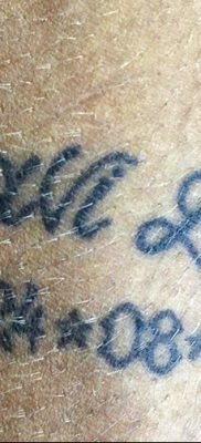 zdjęcie daty urodzenia tatuaż z 11.10.2017 №158 - Data urodzenia tatuaż -