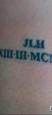 zdjęcie daty urodzenia tatuażu z 11.10.2017 №163 - Data urodzenia tatuażu -