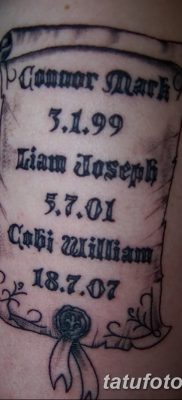 zdjęcie daty urodzenia tatuażu z 11.10.2017 №007 - Data urodzenia tatuażu -