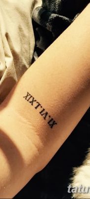 zdjęcie daty urodzenia tatuażu z 11.10.2017 №013 - Data urodzenia tatuażu -