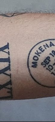 zdjęcie daty urodzenia tatuażu z 11.10.2017 №019 - Data urodzenia tatuażu -