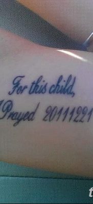 zdjęcie daty urodzenia tatuażu z 11.10.2017 №022 - Data urodzenia tatuażu -