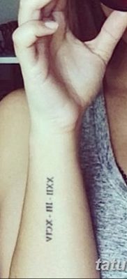 zdjęcie daty urodzenia tatuażu z 11.10.2017 №029 - Data urodzenia tatuażu -