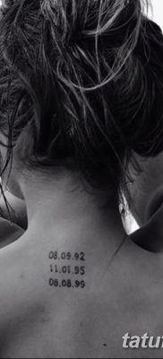 zdjęcie daty urodzenia tatuażu z 11.10.2017 №030 - Data urodzenia tatuażu -