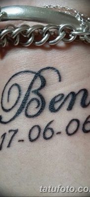 zdjęcie daty urodzenia tatuażu z 11.10.2017 №031 - Data urodzenia tatuażu -
