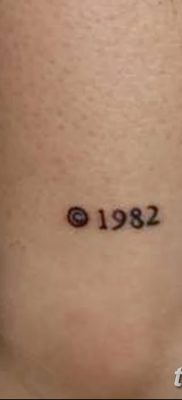 zdjęcie daty urodzenia tatuażu z 11.10.2017 №034 - Data urodzenia tatuażu -