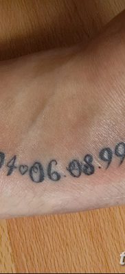 zdjęcie daty urodzenia tatuażu z 11.10.2017 №036 - Data urodzenia tatuażu -