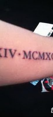 zdjęcie daty urodzenia tatuażu z 11.10.2017 №041 - Data urodzenia tatuażu -