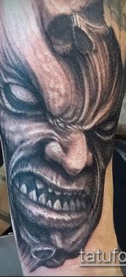 снимка на татуировка на демон (стойност) - пример за интересна рисунка на татуировка - 051
