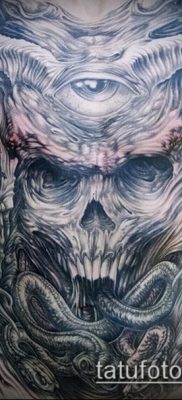 снимка на татуировка на демон (стойност) - пример за интересна рисунка на татуировка - 045
